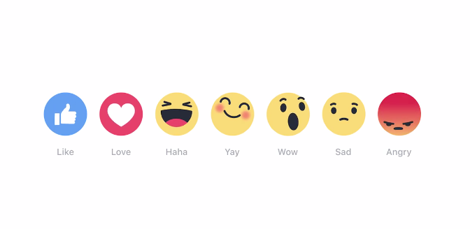 Facebook "Reaction" button